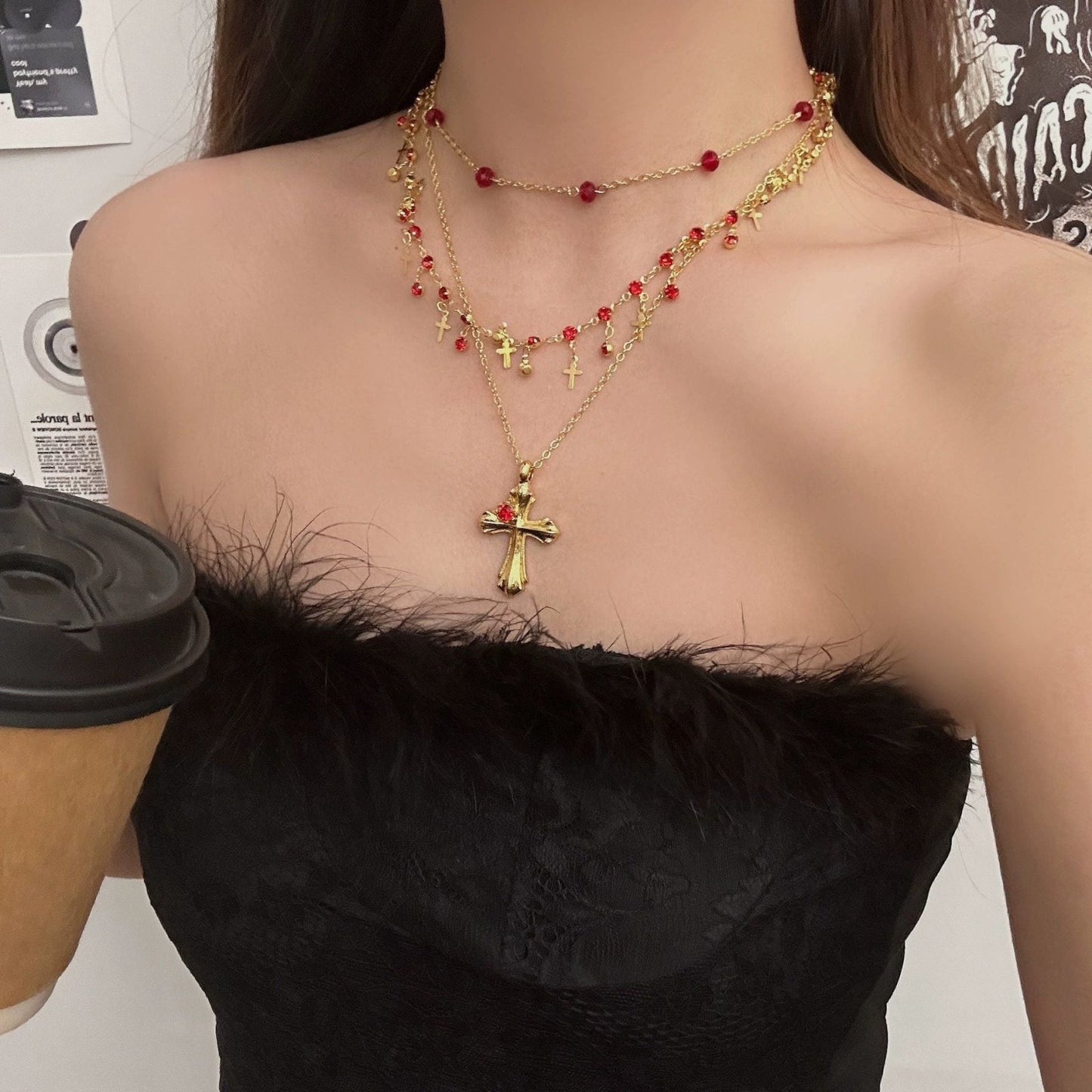 Dark Elegance – Gothic Cross Collection - AuraGleam