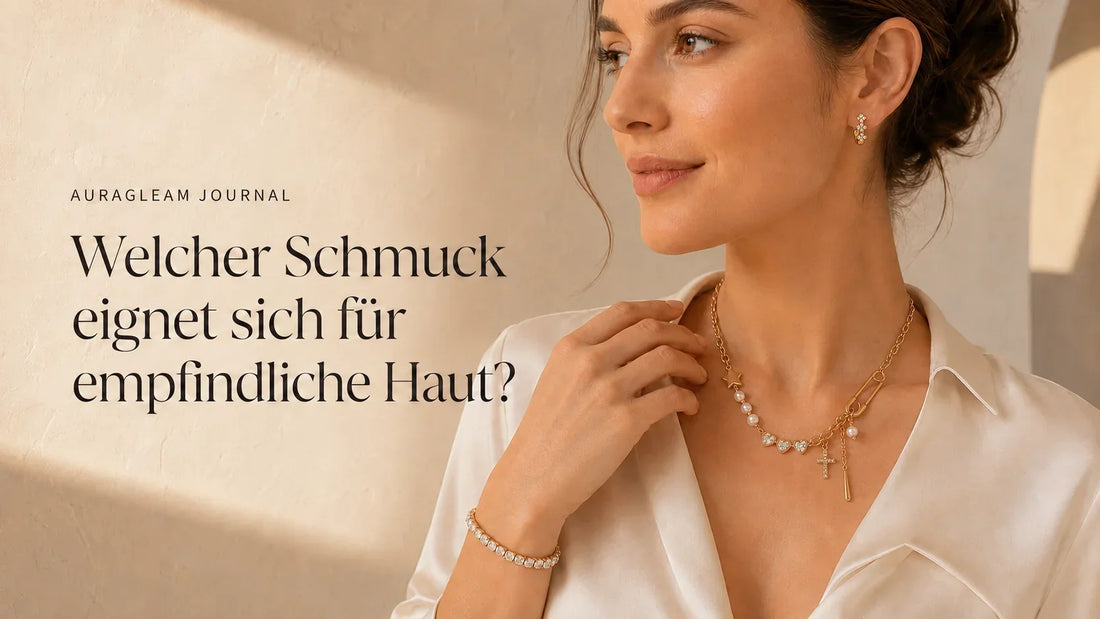  Schmuck für empfindliche Haut aus Titanstahl und 925 Silber