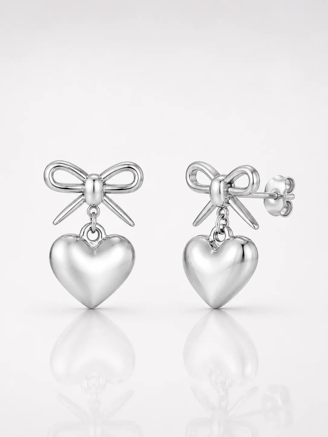 Daphne's Vibrant Link Earrings aus 18K vergoldetem Titanstahl und Silber 