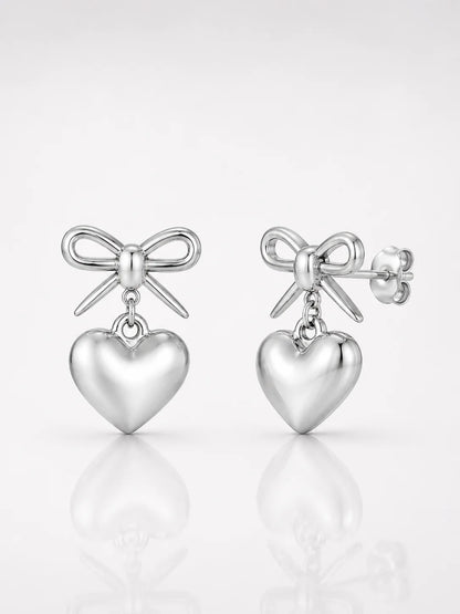 Daphne's Vibrant Link Earrings aus 18K vergoldetem Titanstahl und Silber 