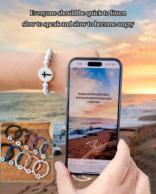FaithLink NFC Armband mit Smartphone NFC Funktion für täglichen Bibelvers