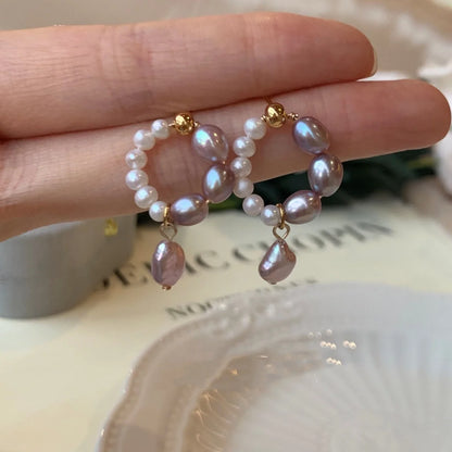 Malva – Purple Mist Ohrringe