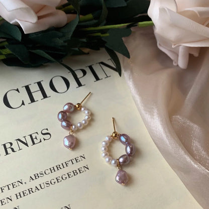 Malva – Purple Mist Ohrringe