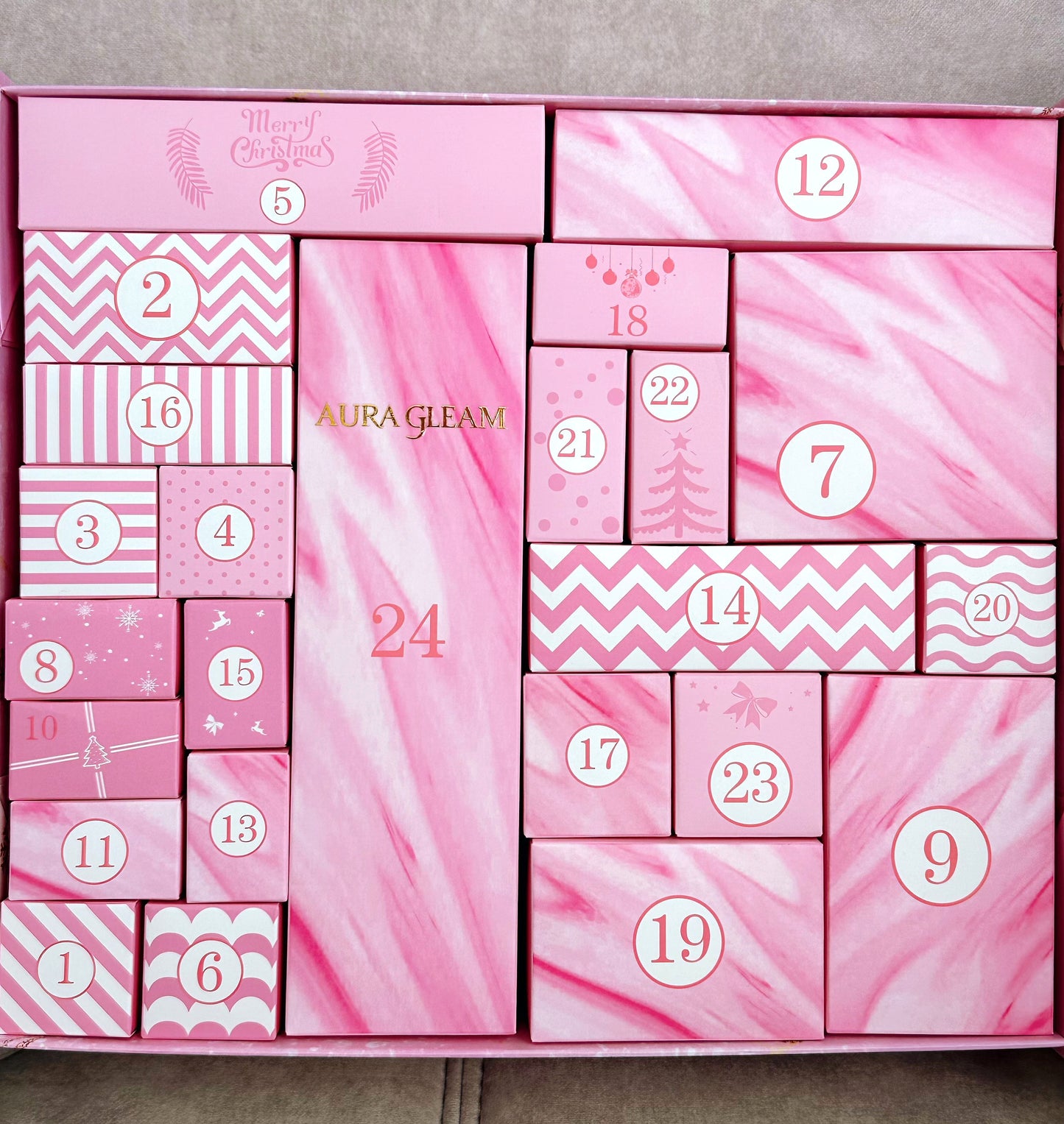 🎄Personalized AuraGleam Christmas Advent Calendar 2025 – Limited Edition 🎁