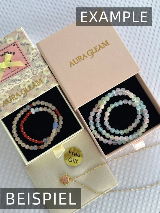 Lucky Box - Kristall Armband Geschenkset
