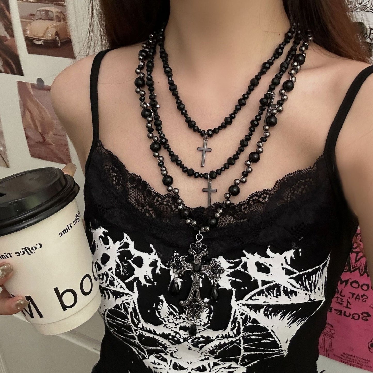 Dark Elegance – Gothic Cross Collection - AuraGleam