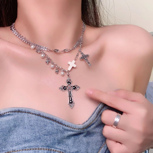 Dark Elegance – Gothic Cross Collection - AuraGleam