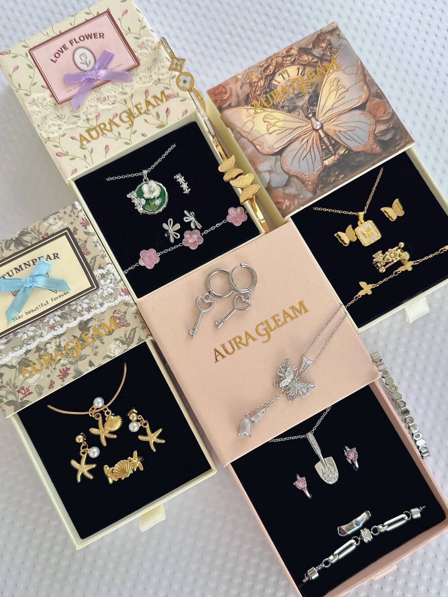 Lucky box - Wasserdichtes Schmuck-Set 