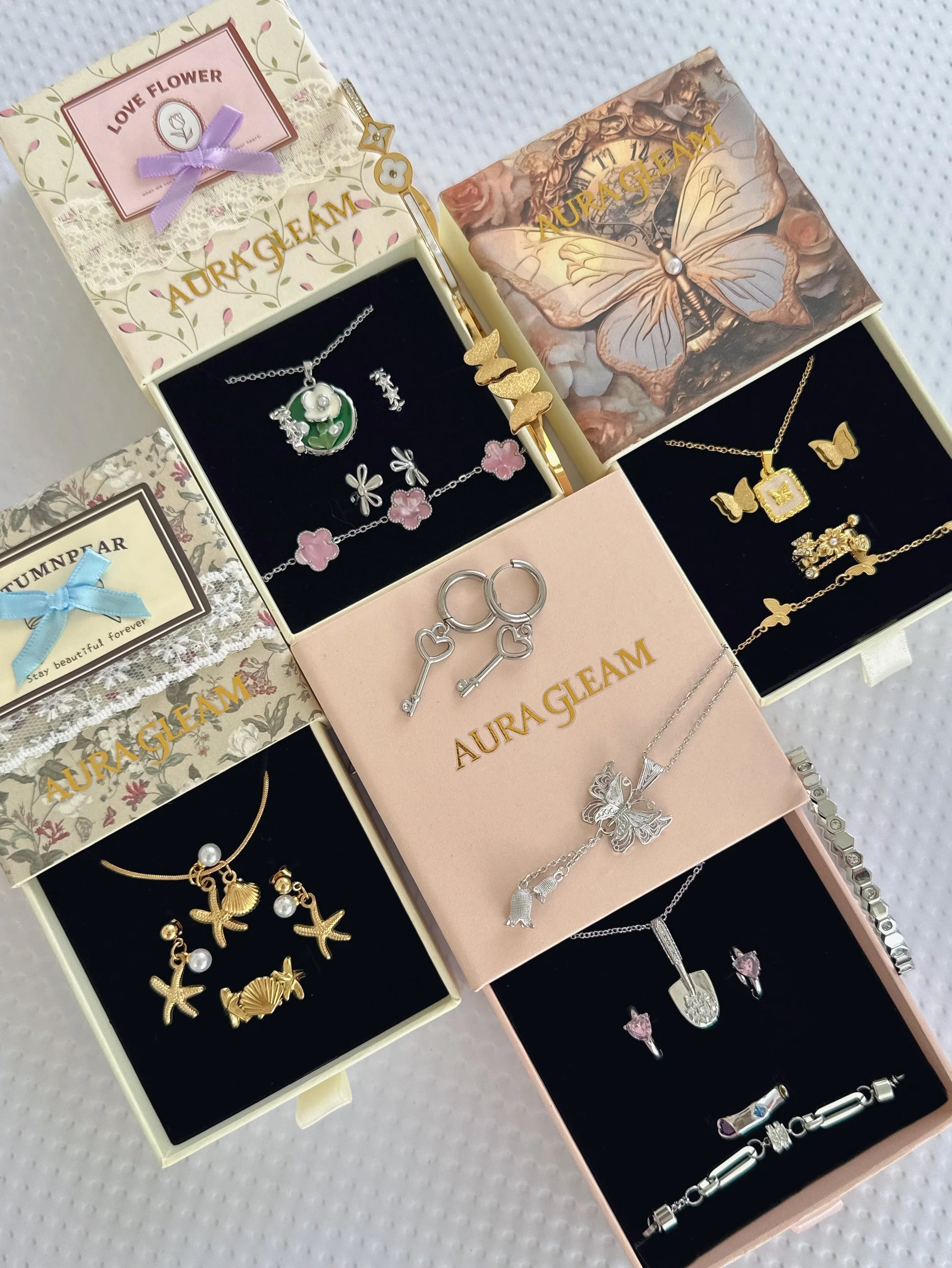 Lucky box - Wasserdichtes Schmuck-Set 